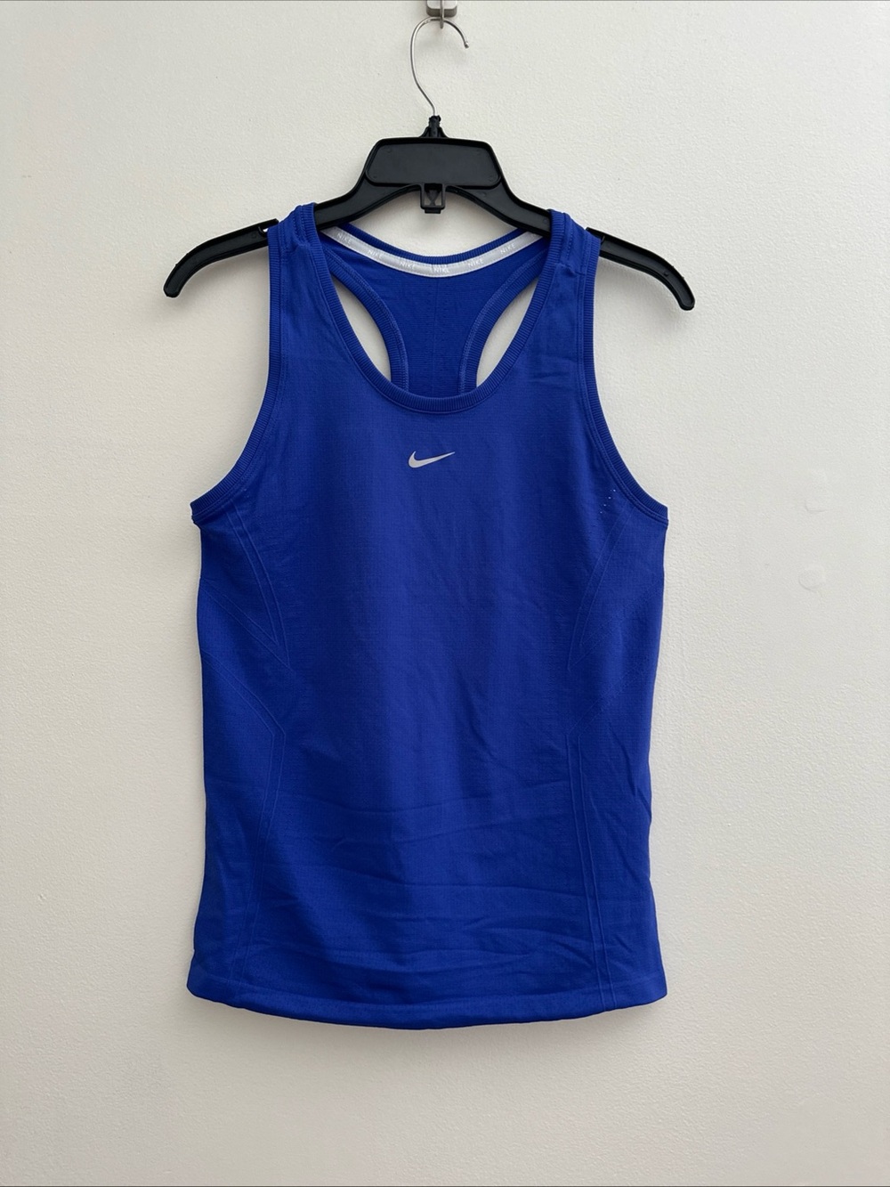 Nike Size M Women Blue Athletic Training DriFit ADV Sportswear Tank Top
